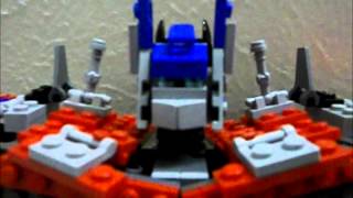 Lego Transformers AoE Evasion Mode Optimus Prime in G1 colors [upl. by Lavona]