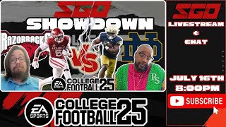 SGO EA College Football 25 Showdown live [upl. by Nauqes]