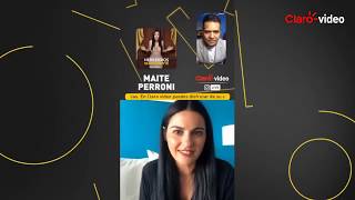 ¡Listos para hablar de HerederosPorAccidente con Maite Perroni ClaroQueMeQuedoEnCasa [upl. by Stier]