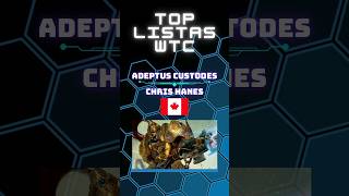 Top Listas WTC  Adeptus Custodes competitive40k [upl. by Rochkind]