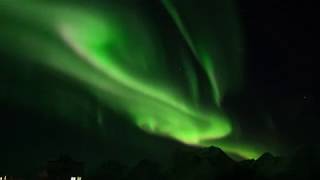 挪威靈恩峽灣實時極光 Realtime Northern Lights in Lyngenfjord Norway [upl. by Ppik643]