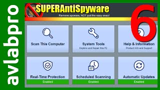 SUPER AntiSpyware 6 scan and fix [upl. by Huai]