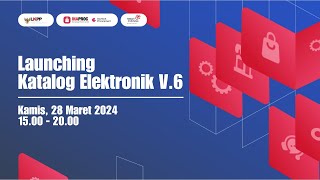 Launching Katalog Elektronik V6 [upl. by Odnomor]