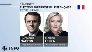 Émission spéciale  le 2e tour des élections présidentielles en France [upl. by Ayotel]