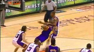 Raja Bell Flagrant Faul on Kobe [upl. by Inaflahk139]