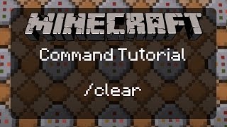 Using Commands in Minecraft clear and Custom Item Names  1112 [upl. by Coplin]