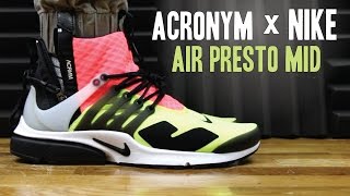 ACRONYM X NIKE AIR PRESTO MID VOLT REVIEW [upl. by Onailil]