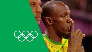 Usain Bolt Talks London 2012 100m 200m amp Relay Gold  Olympic Rewind [upl. by Brewster474]