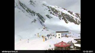 Sölden  Ötztal Arena Silberbrünnl webcam time lapse 20102011 [upl. by Atikam]