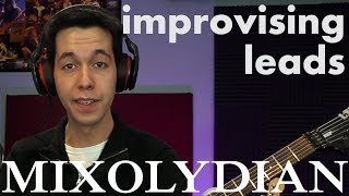 How to Improvise Solos in Mixolydian Mode Guitar Lesson [upl. by Holloway16]