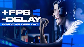 OTIMIZANDO O PC COM DEBLOAT AUMENTAR O FPS NOS JOGOS E REDUZIR O DELAY  DEBLOAT WINDOWS 10 2024 [upl. by Malamud842]