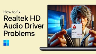 Windows 11  How To Fix Realtek High Definition Audio Driver Issues [upl. by Dlonyar317]