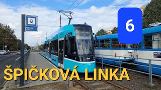 Ostravské tramvaje linka č 6 Výškovice  Mor Ostrava Plynárny a zpět [upl. by Robenia]