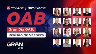 Revisão de Véspera OAB  1ª Fase do 38º Exame [upl. by Ettennad]