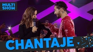 Borro Cassette  Chantaje  Anitta  Maluma  Música Boa Ao Vivo [upl. by Cirdec836]