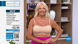 Rhonda Shear Infinity Edge Convertible Body Bra Bandeau [upl. by Akeemat480]