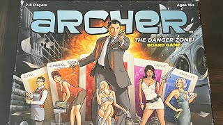 Sanctuary Sunday  Archer The Danger Zone Board Game Cryptozoic [upl. by Laine957]