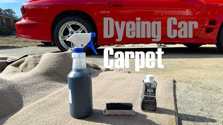 How to Dye Car Carpet [upl. by Dehlia416]