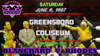 Tully Blanchard v Dusty Rhodes WCW 6687 W Feud Buildup and Aftermath [upl. by Eugene414]