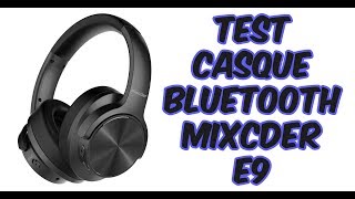 MIXCDER E9  Un casque bluetooth avec réduction de bruit accessible [upl. by Benis]