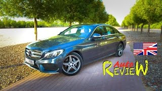 2015 MercedesBenz C200 AMG Line  AutoReview  Dubai Episode 33 ENG [upl. by Ultima]