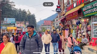 MANALI MALL ROAD 🛣️ HIMACHAL PRODESH MANALI [upl. by Attenol]