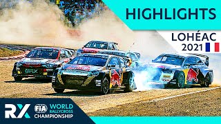 World RX Final Highlights  World RX of Lohéac 2021  Rallycross France 2021 [upl. by Bardo]