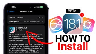 How To install iOS 181 Beta 1 and Device Support [upl. by Yves]