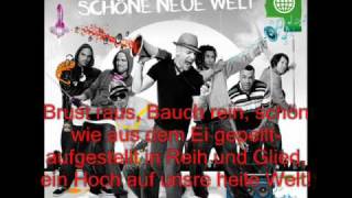 Culcha Candela  Schöne Neue Welt lyrics [upl. by Anidene]