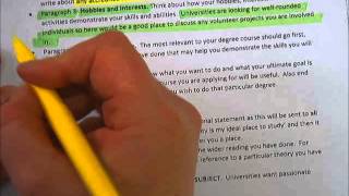 Personal Statement Help Guide Turton Sixth Form [upl. by Hareehahs]