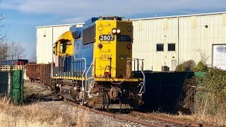 New Railroad Customer Gets 3 Gondola Cars For Scrap Metal Loading Finally New Train Switching Job [upl. by Tudela314]