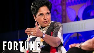 Indra Nooyi On Being One Of The LongestServing Female CEOs [upl. by Lamar]