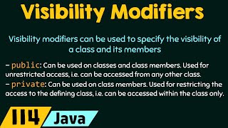 Java Tutorial for Beginners  17  Access modifiers Public Protected Private Default [upl. by Adalard72]