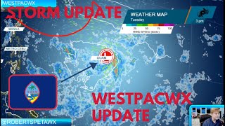 Guam Update Invest 95W set to bring heavy rainfall to the Mariana islands and the Philippines [upl. by Gnilrits]