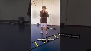 Agility Ladder Drills boxing agilitytraining footworkdrills [upl. by Baumann726]