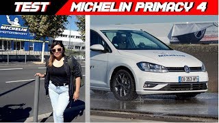 Test Michelin Primacy 4 El neumático que frena mejor siendo usado [upl. by Norrahs]