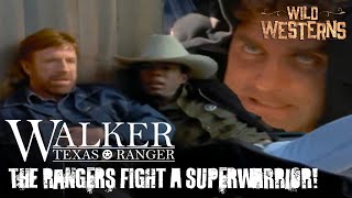 Walker Texas Ranger  Walker amp Trivette Fight A Superwarrior  Wild Westerns [upl. by Anitnamaid535]