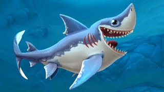 New Shark PORBEAGLE A Strong Hunter Unlocked  Hungry Shark World Gameplay 3 [upl. by Dnalram]