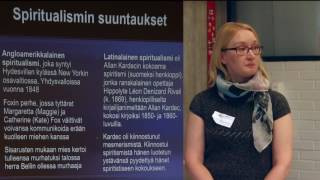 Tea Holm Spiritualismin muodostuminen Suomessa [upl. by Hsirehc]