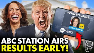 ABC News ‘Accidentally’ Airs 2024 Election Results Early Showing Kamala Beating Trump  RIGGED [upl. by Tamma855]