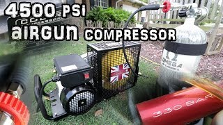 Daystate Air Rifle Compressor  FULL REVIEW  SETUP GUIDE  110 Volt 4500 PSI  Airgun Refilling [upl. by Aleina207]