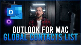 2024 How to Find Global Contacts List in Outlook Mac [upl. by Anrahc]