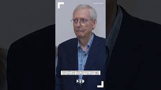 Senate GOP leader Mitch McConnell freezes again when asked about running for reelection in 2026 [upl. by Sorenson19]