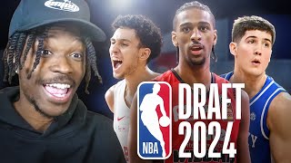 I Reacted To a 2024 NBA Mock Draft [upl. by Arun]