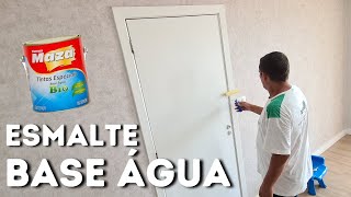 COMO PINTAR PORTA DE MADEIRA PERFEITA  PINTURA LISINHA [upl. by Correna629]