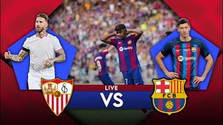 🔴⚪️ SEVILLE  BARCELONE 🔴🔵  🚨 LE DERNIER MATCH DU BARCA EN LIGA 🏆  ⚽️ LIVE WATCHALONG 🇪🇸 [upl. by Husch37]