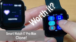 I7 Pro Max Smartwatch Watch Out For This Clone [upl. by Wiese]