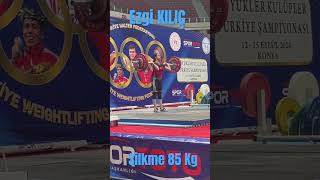 Ezgi KILIÇ Silkme 85 Kg [upl. by Elrahc]