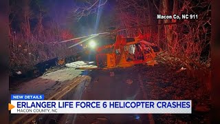 Erlanger Life Force 6 helicopter crashes [upl. by Eseerahs]