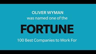 Oliver Wyman Achieves The Amazing FORTUNE 100 Best Companies to Work For® [upl. by Odnumyer]